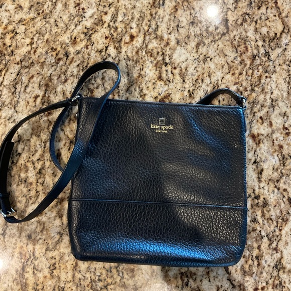 kate spade Handbags - Kate Spade Black Pebble Leather Crossbody Bag-impeccable condition